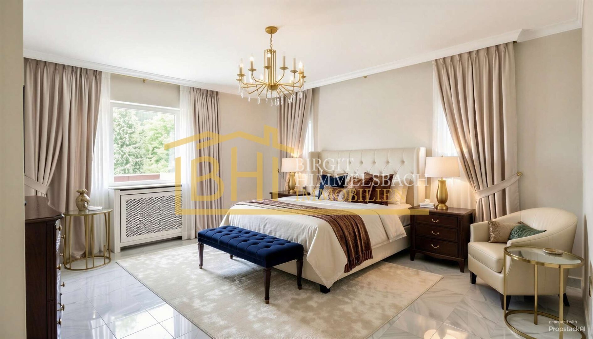 Schlafzimmer 1 - (KI generiert)